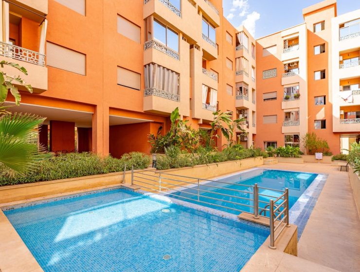 Elegant and comfortable apartment in Jnane Awrad with pool